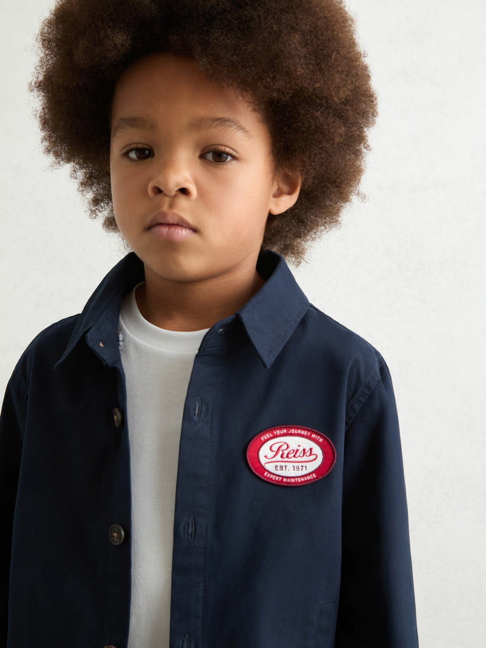 Children & Baby Cotton Removable-Hood Motor Cars Jacket in Navy
