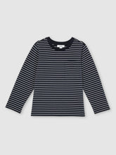 Children & Baby 13-14 yrs Stretch-Cotton Stripe T-Shirt in Navy/White