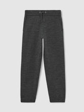 Children & Baby 13-14 yrs Merino Wool Cuffed Joggers in Derby Grey Melange