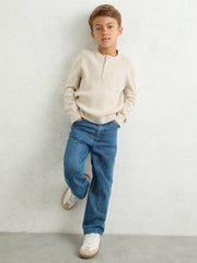 Children & Baby 13-14 yrs Straight-Leg Carpenter Jeans in Mid Blue