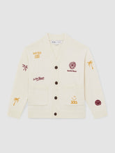 Children & Baby 13-14 yrs SmileyWorld Embroidery Cardigan Unisex Fit in Off White