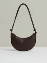 Women Leather Rope Strap Shoulder Bag in Oxblood