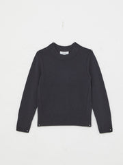 Children & Baby 3-9 yrs Wool-Blend Open-Stitch Jumper with Cashmere in Navy