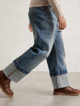 Children & Baby 9-13 yrs Straight-Leg Turn-Up Jeans in Blue