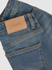 Children & Baby 3-9 yrs Straight-Leg Turn-Up Jeans in Blue