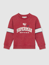Children & Baby 13-14 yrs Superman Cotton Logo Sweatshirt in Red