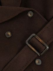 Children & Baby 13-14 yrs Double-Breasted Blindseam Wool-Blend Coat in Chocolate Brown