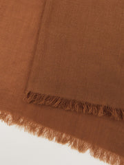 Women Wool-Cashmere Lightweight Scarf in Camel