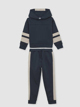 Children & Baby Cotton-Blend Joggers and Hoodie Set in Navy