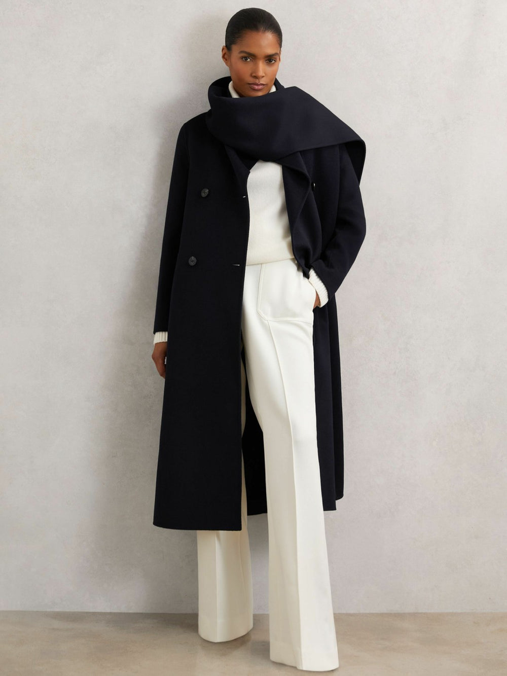 Women Coat in Navy