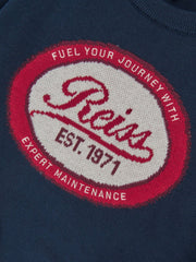 Children & Baby 9-13 yrs Cotton Motor Cars Logo Jumper in Navy