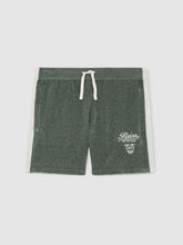 Children & Baby 13-14 yrs Chenille Tipped Motor Cars Shorts in Dark Sage Green/White