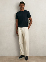 Men T-Shirts 3 Pack in White/Navy/Dark Sage Green