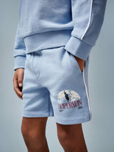 Children & Baby 9-13 yrs Superman Logo-Print Shorts in Light Blue
