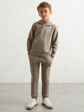 Children & Baby 9-13 yrs Interlock Drawstring Joggers in Taupe Brown