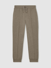 Children & Baby 13-14 yrs Interlock Drawstring Joggers in Taupe Brown