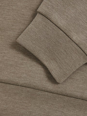 Children & Baby Interlock Jersey Hoodie in Taupe Brown