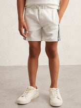 Children & Baby 9-13 yrs Side Stripe Textured Shorts in White