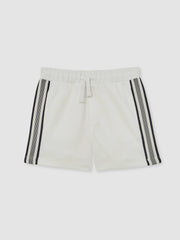 Children & Baby 9-13 yrs Side Stripe Textured Shorts in White
