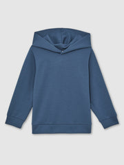 Children & Baby Interlock Jersey Hoodie in Ocean Blue