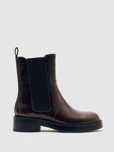 Women Leather Chelsea Boots in Brown