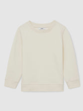 Children & Baby 13-14 yrs Cotton-Blend Textured Sweatshirt in Off White