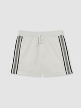 Children & Baby 13-14 yrs Side Stripe Textured Shorts in White