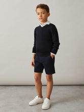 Children & Baby 3-9 yrs Cotton Chino Shorts with Stretch in Navy