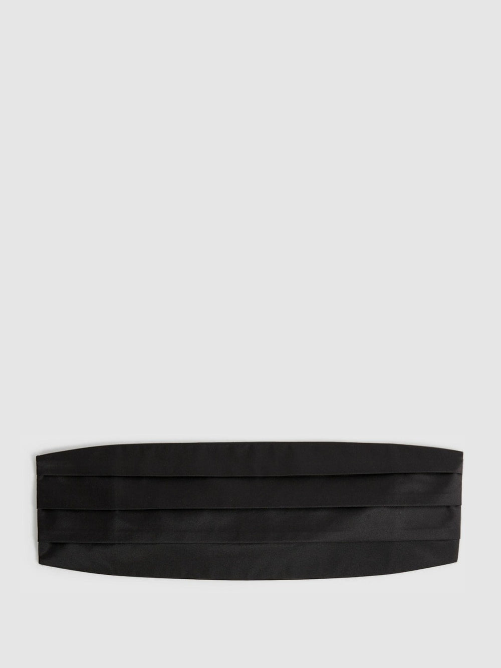 Men Silk Cummerbund in Black
