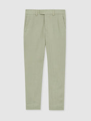 Children & Baby Linen Suit Shorts in Apple