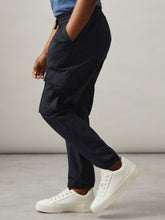 Children & Baby 9-14 yrs Technical Drawstring Cuffed Cargo Trousers in Navy