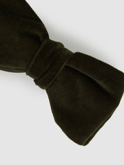 Men Velvet Bow Tie in Emerald