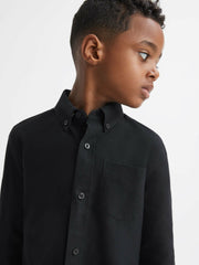Children & Baby 3-9 yrs Button Down Oxford Shirt in Black