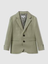Children & Baby 9-13 yrs Linen Single Breasted Blazer in Apple