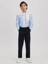 Children & Baby 3-9 yrs Slim Fit Cotton Shirt in Soft Blue