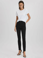 Women Good American Ultra High Skinny Jeans in Black