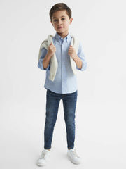 Children & Baby 4-9 yrs Button Down Oxford Shirt in Soft Blue