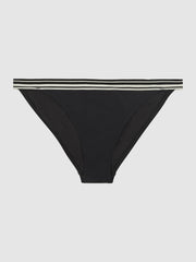 Women Fixed Side Bikini Briefs in Black