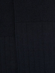 Men Ribbed Socks in Navy