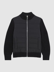 Children & Baby 3-9 yrs Hybrid Zip Through Quilted Jacket in Navy