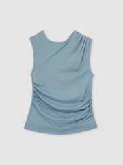 Children & Baby 9-13 yrs Ruched Vest Top in Blue