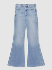 Women Paige Shorts in Light Blue