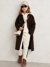 Children & Baby 9-13 yrs Double-Breasted Blindseam Wool-Blend Coat in Chocolate Brown