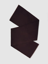 Women Wool-Cashmere Lightweight Scarf in Burgundy