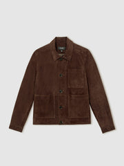 Men Jacket in Chocolate Brown