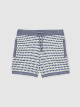 Children & Baby 13-14 yrs Cotton-Blend Knitted Stripe Shorts in Blue/White