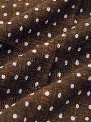 Men Pocket Squares in Chocolate Brown