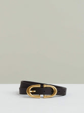 Women Horseshoe Belt in Chocolate