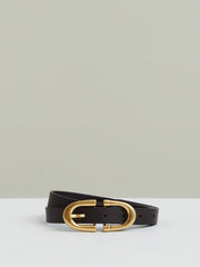 Women Horseshoe Belt in Chocolate