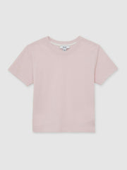 Children & Baby 3-9 yrs Cotton Crew Neck T-Shirt in Pink